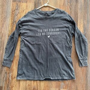 Aerie Gray Long Sleeve Tee